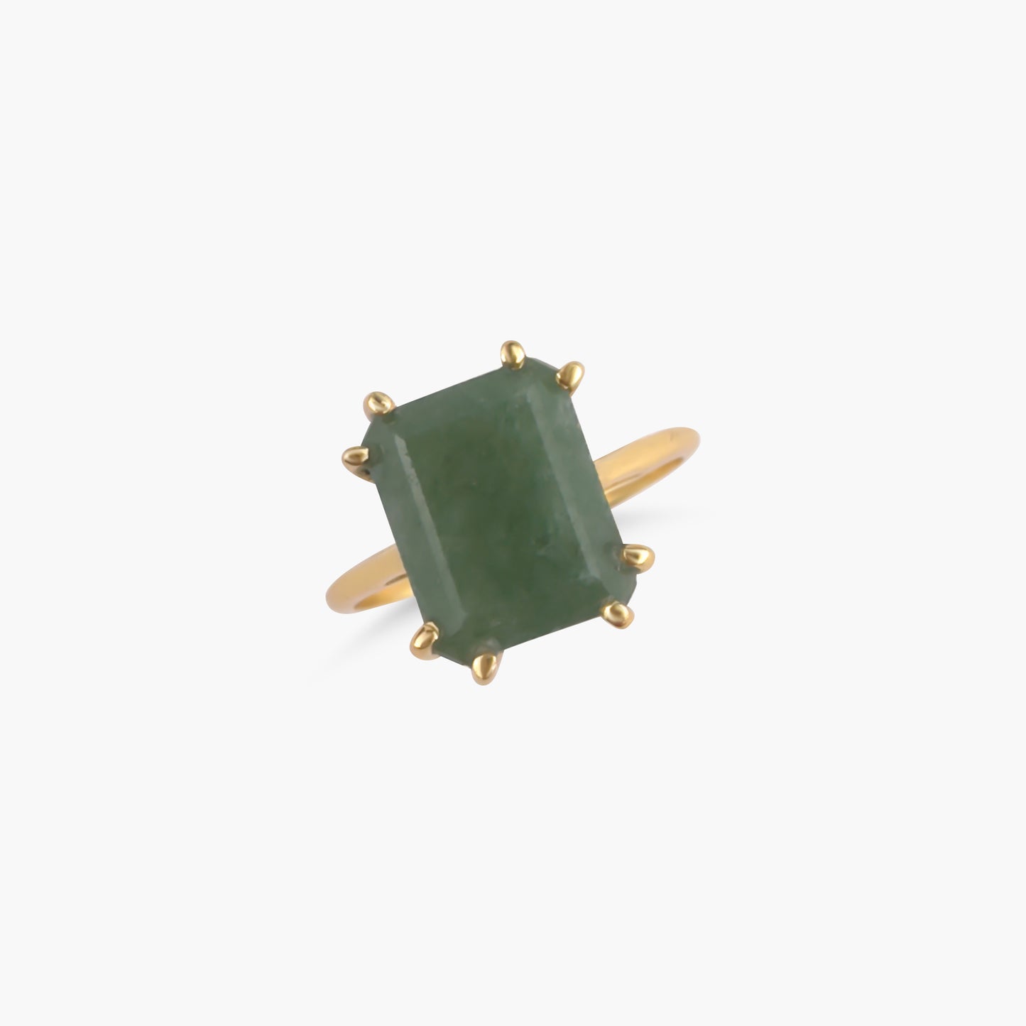 CLASSIC GREEN AVENTURINE RING