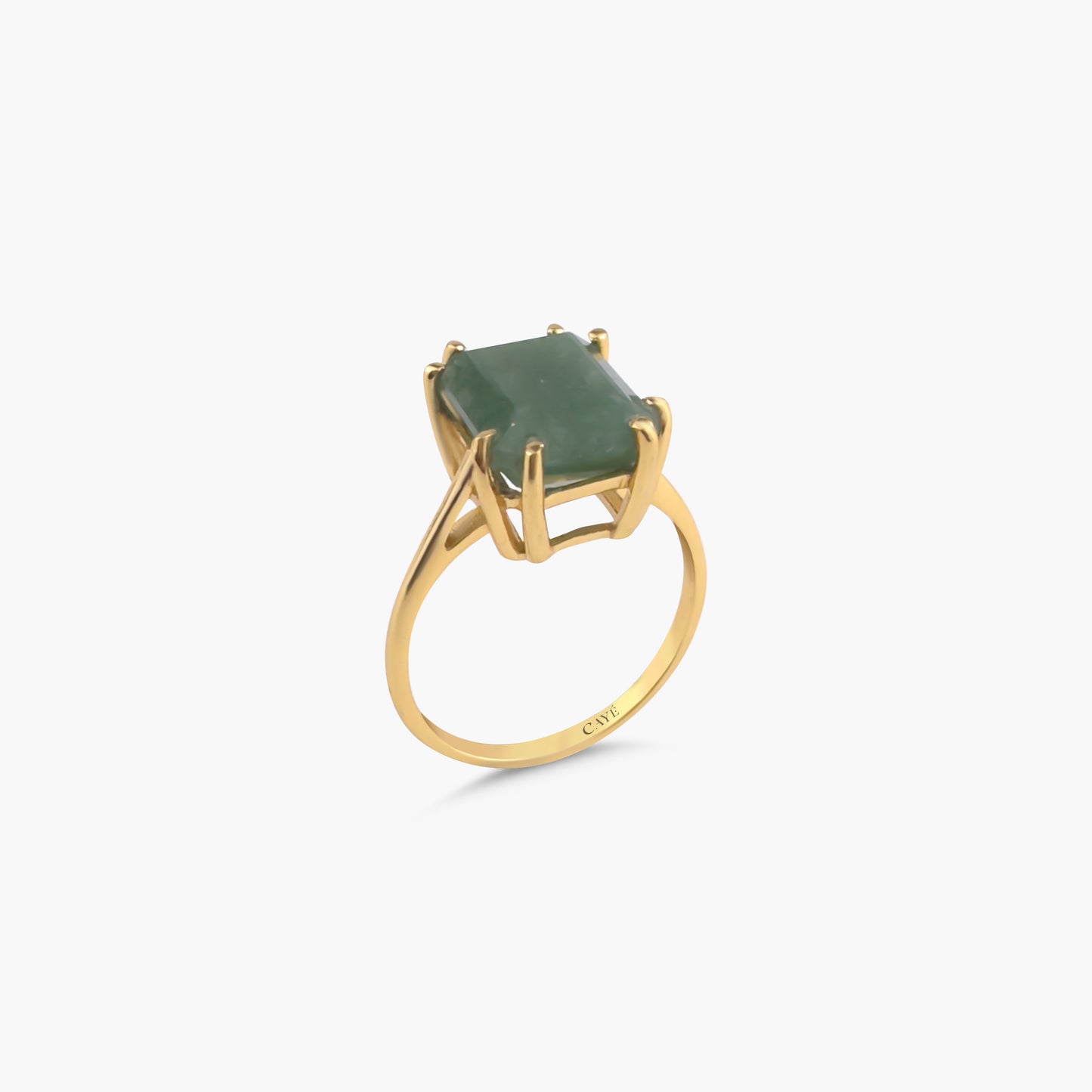 CLASSIC GREEN AVENTURINE RING