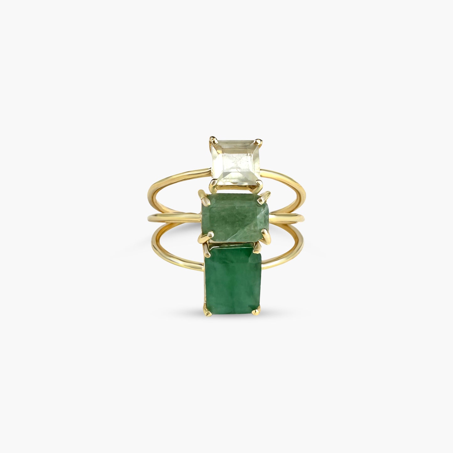 VERDANT TRIO RING SET